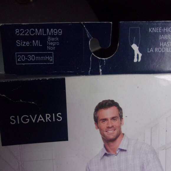 Sigvaris Compression Medical Stockings Men's Size ML - Picture 2 of 7